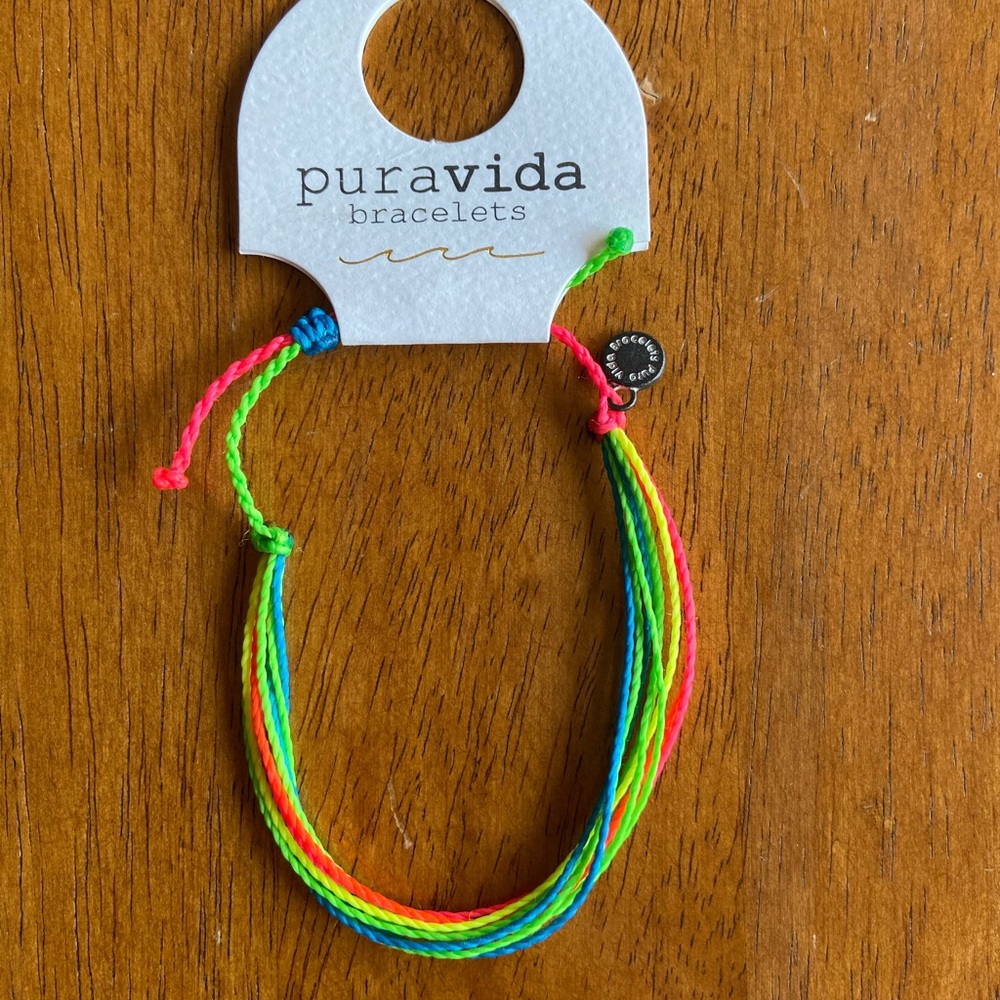Pura vida neon bracelet